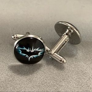 Round Batman Cuff Links